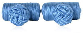 Steel Blue Silk Knots