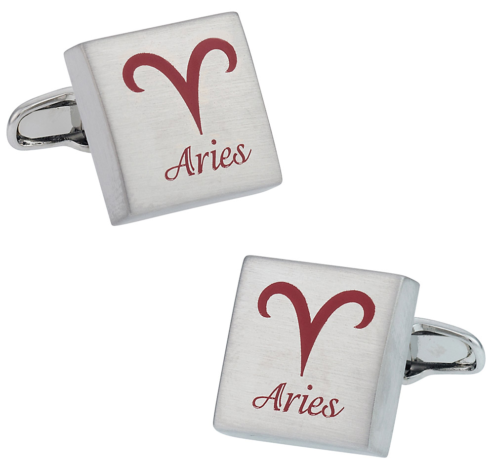 Aries Horoscope Cufflinks