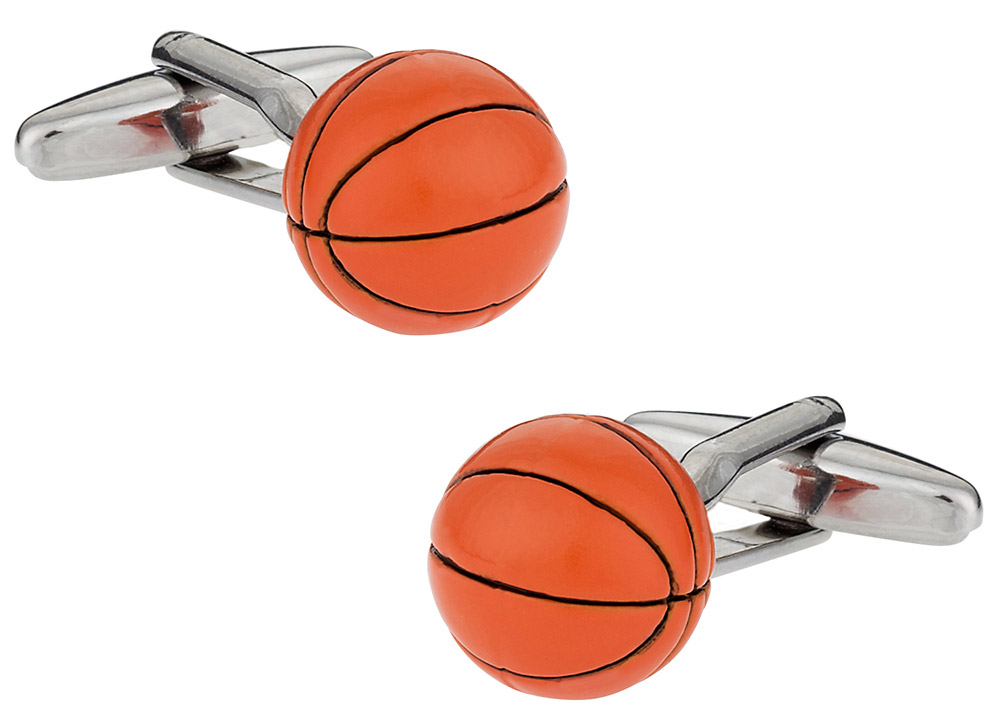 3D Basketball Cufflinks