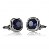 Purple Velvet Crystal Stylin Cufflinks