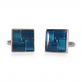 Pinwheel blue Cufflinks