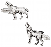 Silver Wolf Cufflinks