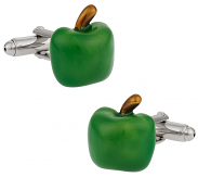 Green Apple Cufflinks | Canada Cufflinks