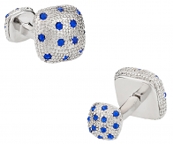 Pave Crystal Cufflinks