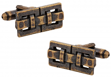 Bronze Oxidized Cufflinks