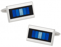 Prismatic Blue Cufflinks