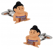 Sumo Wrestler Cufflinks