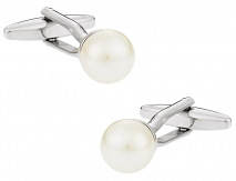 Swarovski Crystal Cream Pearl Cufflinks