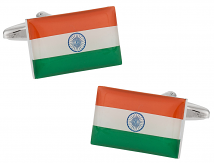 India Flag Cufflinks