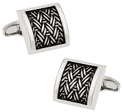 Michael Soho Design Urban Herringbone Cufflinks