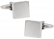 Square Silver Cufflinks