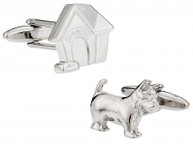 Doghouse & Dog Cufflinks