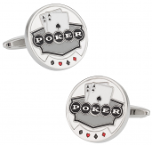 Poker Chip Lucky Cufflinks