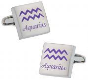 Aquarius Horoscope Cufflinks