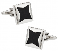 Black Starburst Cufflinks