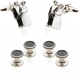 Bride & Groom Cufflinks and Studs | Canada Cufflinks