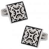 Elegant Black & White Cufflinks | Canada Cufflinks