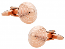 Cone Shape Rose Gold Cufflinks