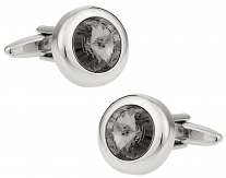 Swarovski Black Diamond Crystal Cufflinks