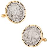 Vintage Buffalo Coin Cuff links