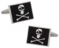 Jolly Rodger Flag Skull Cufflinks | Canada Cufflinks