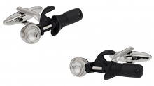 Ice Cream Scooper Cufflinks Black