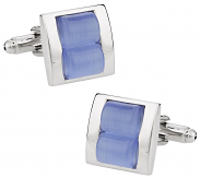 Stacked Blue Cufflinks