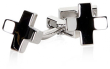 Shiny Cross Cufflinks