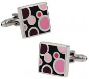 Pink Bubble Cufflinks | Canada Cufflinks