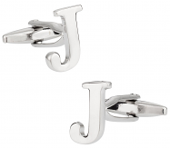 Letter "J" Cufflinks