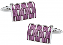 Purple Galvanized Cufflinks