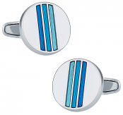 Tonal Blue Cufflinks