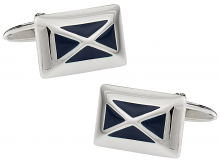 Navy X Cufflinks for Men