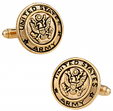 Gold Army Cufflinks