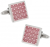 Red Tapestry Cufflinks