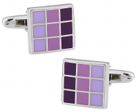 Purple Enamel Cufflinks