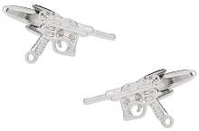 Silver Gun Cufflinks