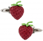 Red Strawberry Cufflinks