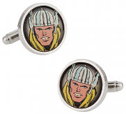 Thor Silver-Tone Cufflinks