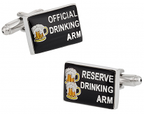 Drinking Arm Cufflinks