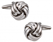 Silver Knot Cufflinks