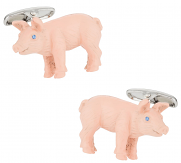 Painted Pig Cufflinks | Canada Cufflinks