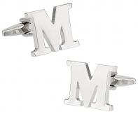 Letter "M" Cufflinks