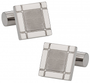 Square Cufflinks in Titanuim