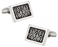 Michael Soho Design Urban Herringbone 2 Cufflinks