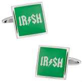 Irish Cufflinks in Green