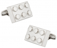 Building Block Silver Cufflinks