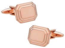 Rose Gold Engravable Cufflinks