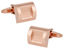 Burnout Rose Gold Cufflinks