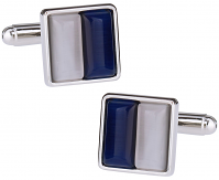 Navy & White Cufflinks